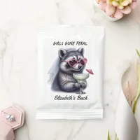 Girls Gone Feral Funny Raccoon Bachelorette Margarita Drink Mix