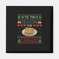 Tis Season For Tamales Funny Christmas Food Magnet