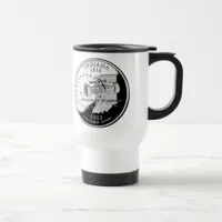 State Quarter of Indiana Reverse Side Faux Travel Mug