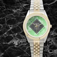 Elegant 20th Emerald Wedding Anniversary Watch