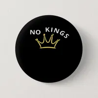 No Kings Classic Retro Cool Button