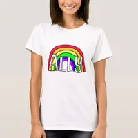 Rainbow LGBTQIA+ Ally | Pride Flag T-Shirt