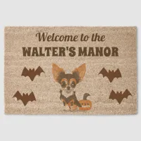 Welcome to our Manor | Halloween Personalized Fiber Doormat