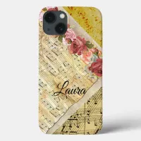 Personalized  Sheet Music Musical Notes Phone Case