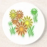 Coaster - Neon flowers