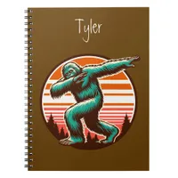 Funny Sasquatch Bigfoot Dabbing Personalized Notebook