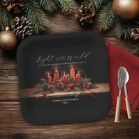 Tradition Bible Verse Christmas Holiday Paper Plates