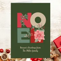 Noel Illustration Christmas Card