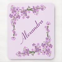 Pretty Pink Cherry Blossoms Mouse Pad