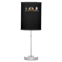 Peace Halloween Peace Sign Skeleton Witchs Hands Table Lamp