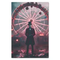 haunted carnival decoupage tissue paper