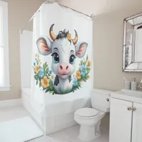 Whimsical Funny Animal Shower Curtains