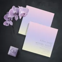 Mood Gradient Wedding Pastel Dawn ID741 Invitation