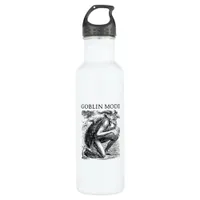 Goblin Mode Goblincore Vintage Aesthetic Funny Off Stainless Steel Water Bottle