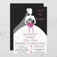 Mod stock the kitchen Bridal shower Invite