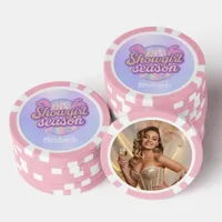 Showgirl Season Photo Vegas Bachelorette  Poker Chips