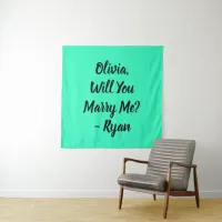 Will You Marry Me | Marriage Proposal  Tapestry