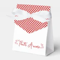 That's Amore! Italian Red Bridesmaid Proposal Favor Boxes