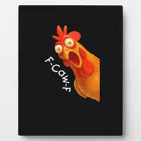F-Caw-F Chicken Essential Minimal Clean Plaque