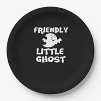 Little Boo Halloween Print  Paper Plates