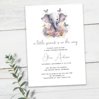 A Little Peanut is on the Way Baby Shower Invitation