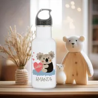 Cute Koala Cuddles ID386 Water Bottle