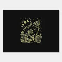 Goblincore Aesthetic Cottagecore Academia Mushroom Sign