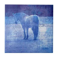 Purple Equine Tile