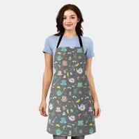 Tea Drinker Tea Cups and Teapots British Pattern Apron