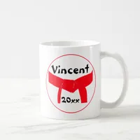Martial Arts Red Belt Coffee Mug