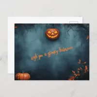 Spooky Halloween Postcard