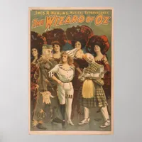 The Wizard of Oz Vintage Musical Poster
