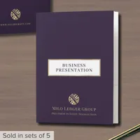 Elegant Presentation Folder with Custom Logo