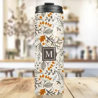 Personalized Fall Foliage Thermal Tumbler