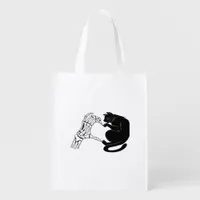 Till Death Cats Do Us Part Classic Grocery Bag