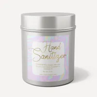 Gold Holographic Chic Hand Sanitizer Labels