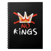 No King Funny Quote Retro Creative Style Notebook