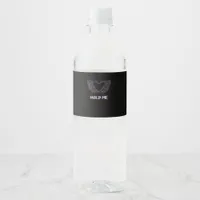 Hold Me Classic - Skeleton Hand Heart Water Bottle Label