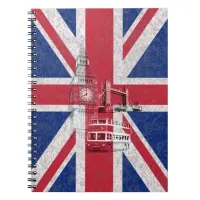 Flag and Symbols of Great Britain ID154 Notebook