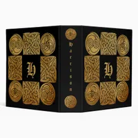 Personalized Celtic Knotwork Cross Binder