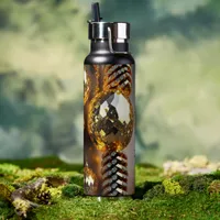 Blink! Beautiful chaos jewelry in gold  Water Bottle