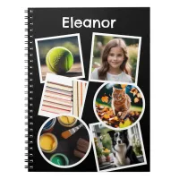 Personalized Photo Collage Kids Create Your Own Notebook