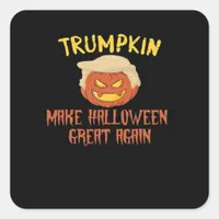 Trumpkin Make Halloween Great Again – Funny Costum Square Sticker