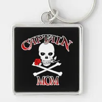 Captain Mom Keychain
