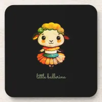 Little Ballerina Sheep Beverage Coaster