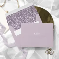 Sparkles Wedding Mauve ID889 Envelope