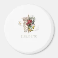 Elder Emo Funny Goth Older Gothic Cottagecore Gobl Magnet