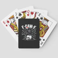 F-Caw-F Funny Trendy Poker Cards