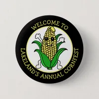 Welcome to Cornfest Personalized   Button