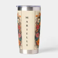 Boho Flower Girl Insulated Tumbler